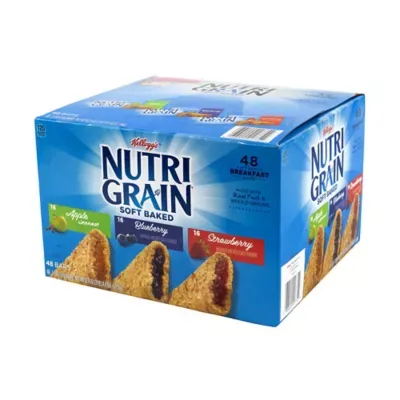 Nutri-Grain Soft Baked Breakfast Bars Variety, 1.3 oz, 48 Count