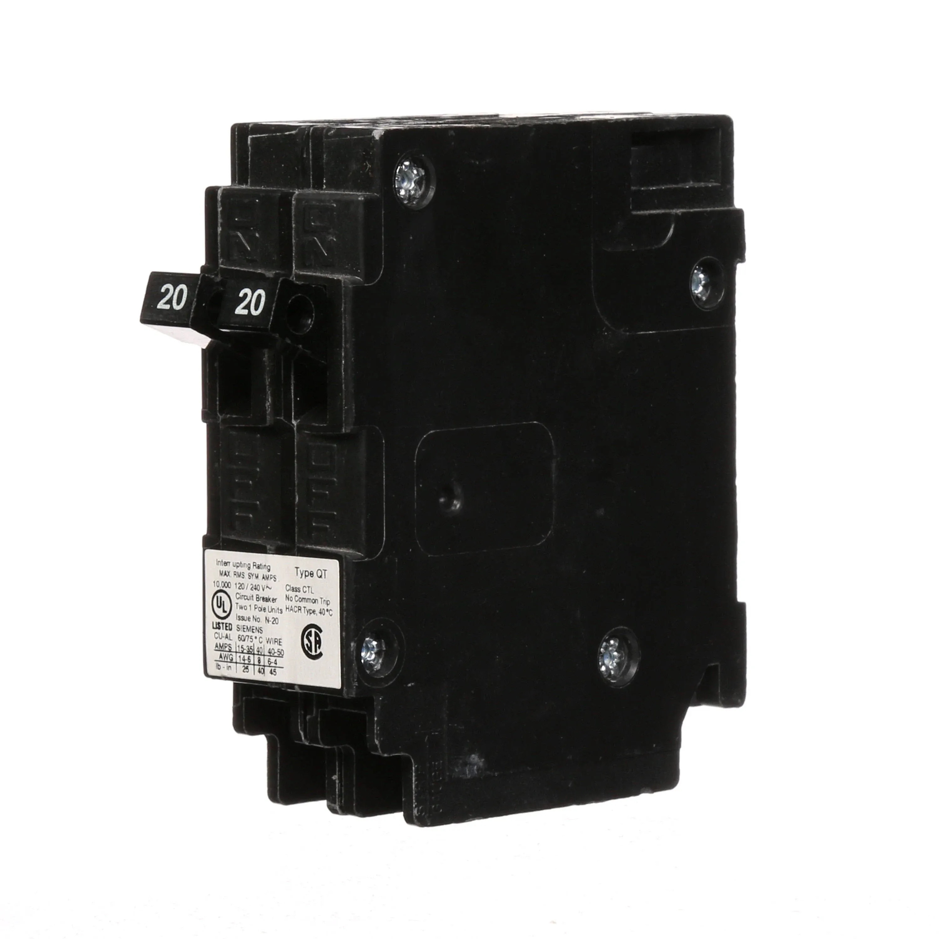 Siemens Q2020 Circuit Breaker