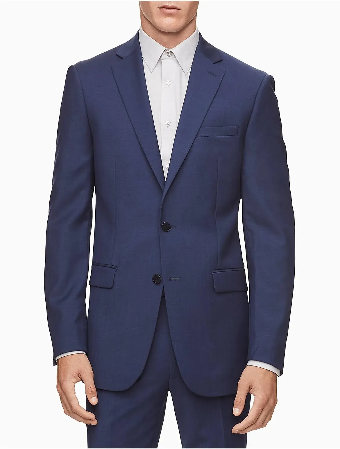 Calvin Klein Men's Skinny-Fit Infinite Stretch Suit Jacket - Blue