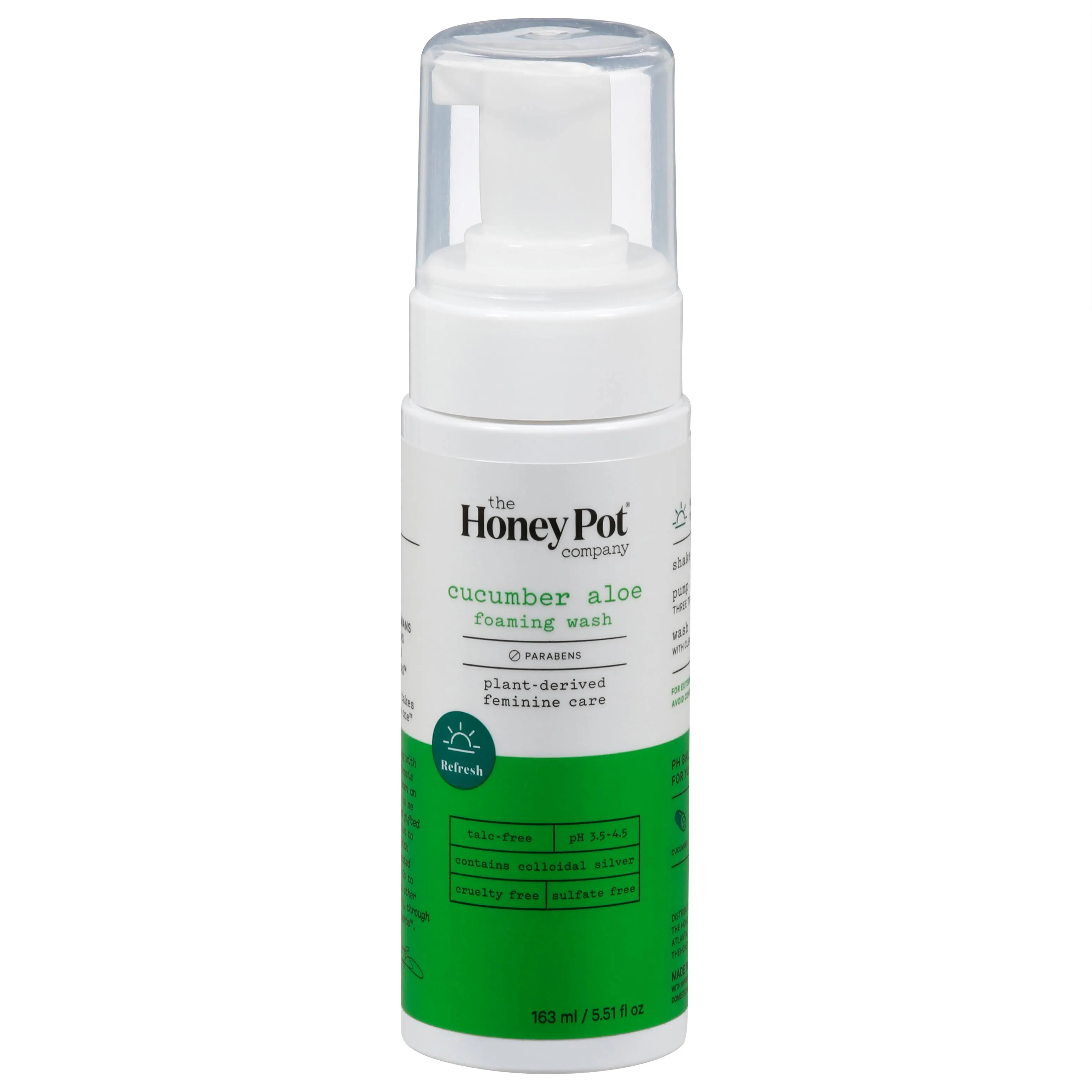 The Honey Pot Cucumber Aloe Foaming Wash (5.51 fl oz)