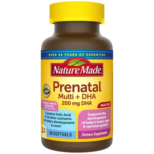 Nature Made Prenatal + DHA Softgels