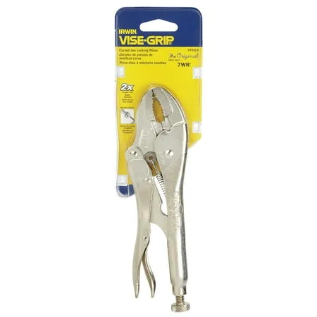 Irwin Vise Grip 7" Curved Jaw Locking Pliers with Wire Cutter