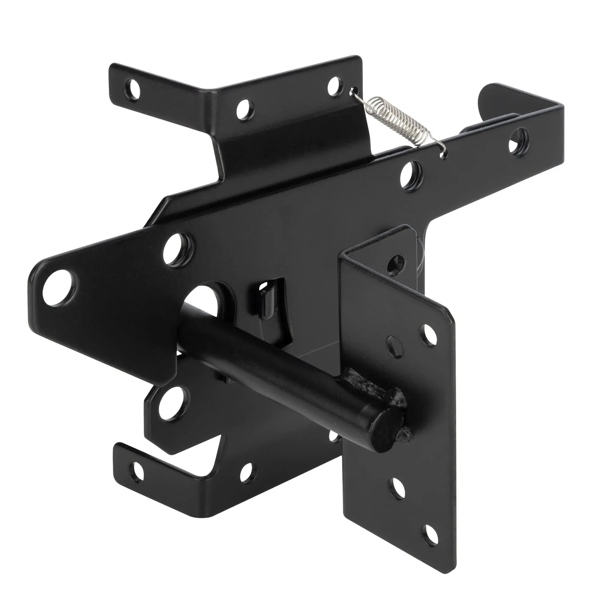 Self-Locking Gate Latch Heavy Duty Post Mount Automatic Gravity Lever Wood PVC ...