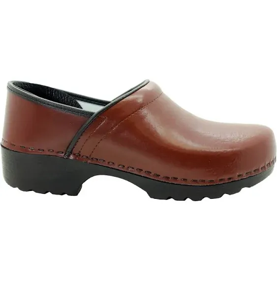 BJORK Men's Swedish Professional Leather Clogs