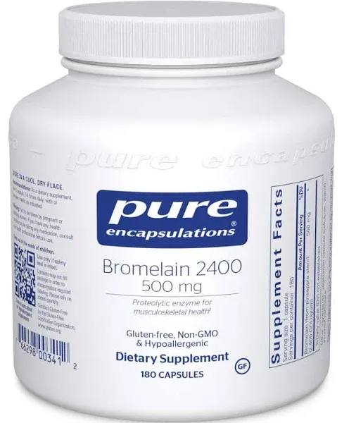 Bromelain 2400 500 mg Pure Encapsulations