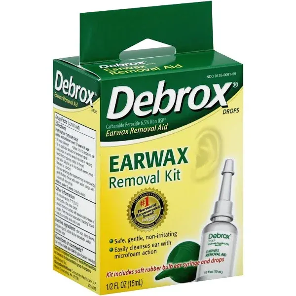 Debrox Earwax Removal Kit - 0.5 fl oz