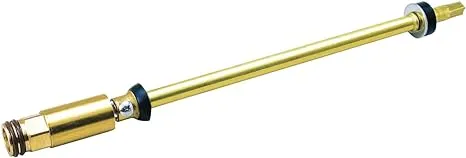 B & K 888-572HC Single Control Replacement Stem For Sillcock Valve, Brass, 8"