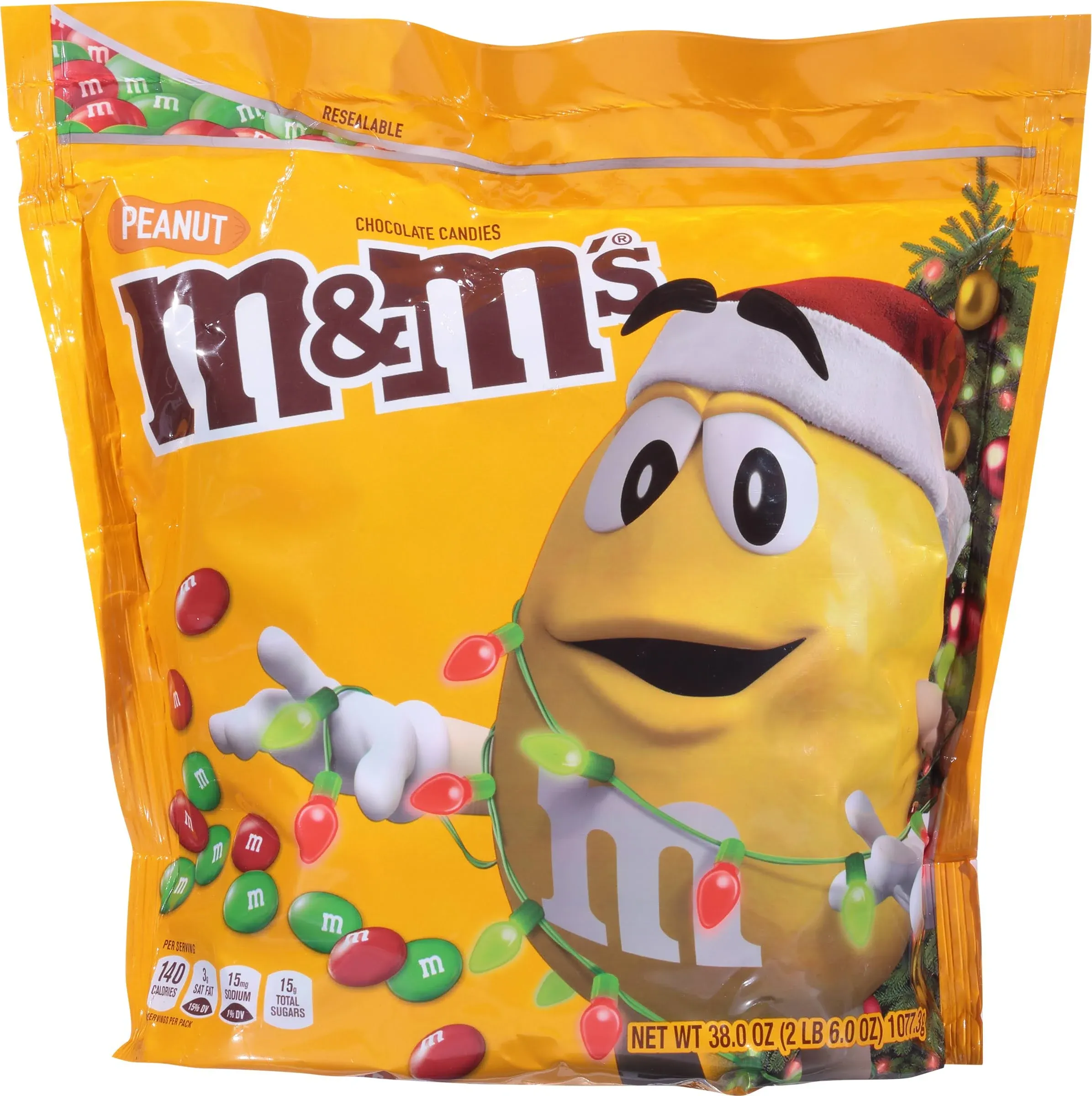 M&M's Christmas Peanut Milk Chocolate Candy