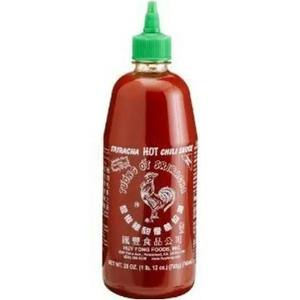 Huy Fong Hot Chili Sauce Bottle 28oz (Pack of 3)