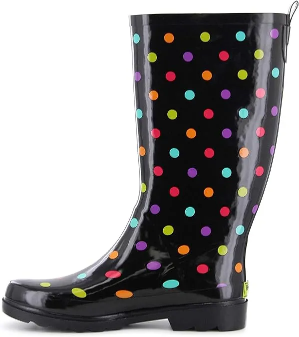 Western Chief Women's Tall Waterproof Rain Boot Outdoor Garden Shoes