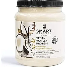 Smart Pressed Juice Vegan Vanilla Proteini | Organic Protein Powder | Clean Lean Plant Based Protein Shake | Best Detox Smoothie with No Added