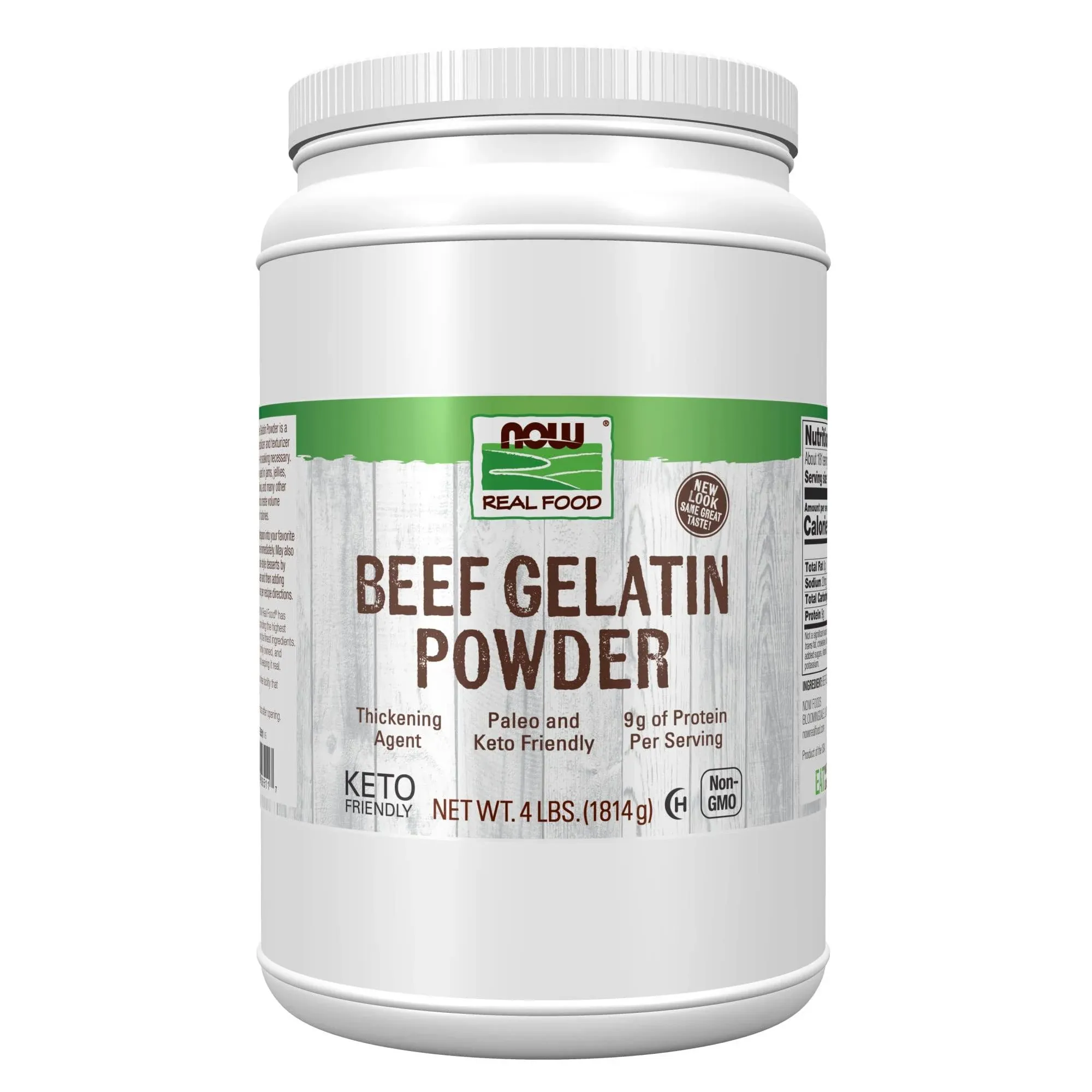 Now Foods - Beef Gelatin Powder - 4 lbs.