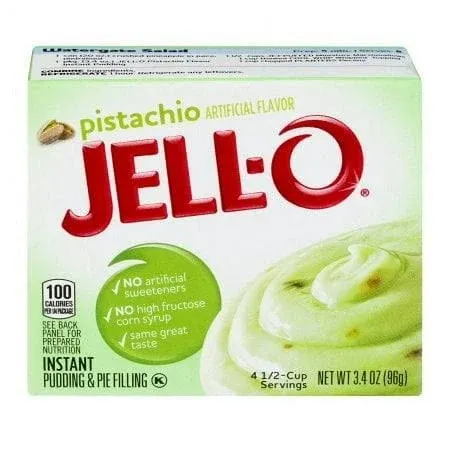 Jell O Pudding & Pie Filling, Instant, Pistachio - 3.4 oz