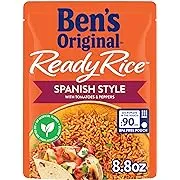 BEN'S ORIGINAL Ready Rice Spanish Style Flavored Rice, Easy Dinner Side, 8.8 OZ Pouch (Pack of 12)