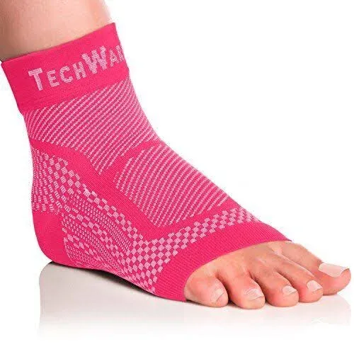 TechWare Pro Ankle Brace Compression Sleeve - Relieves Achilles Tendonitis Jo...