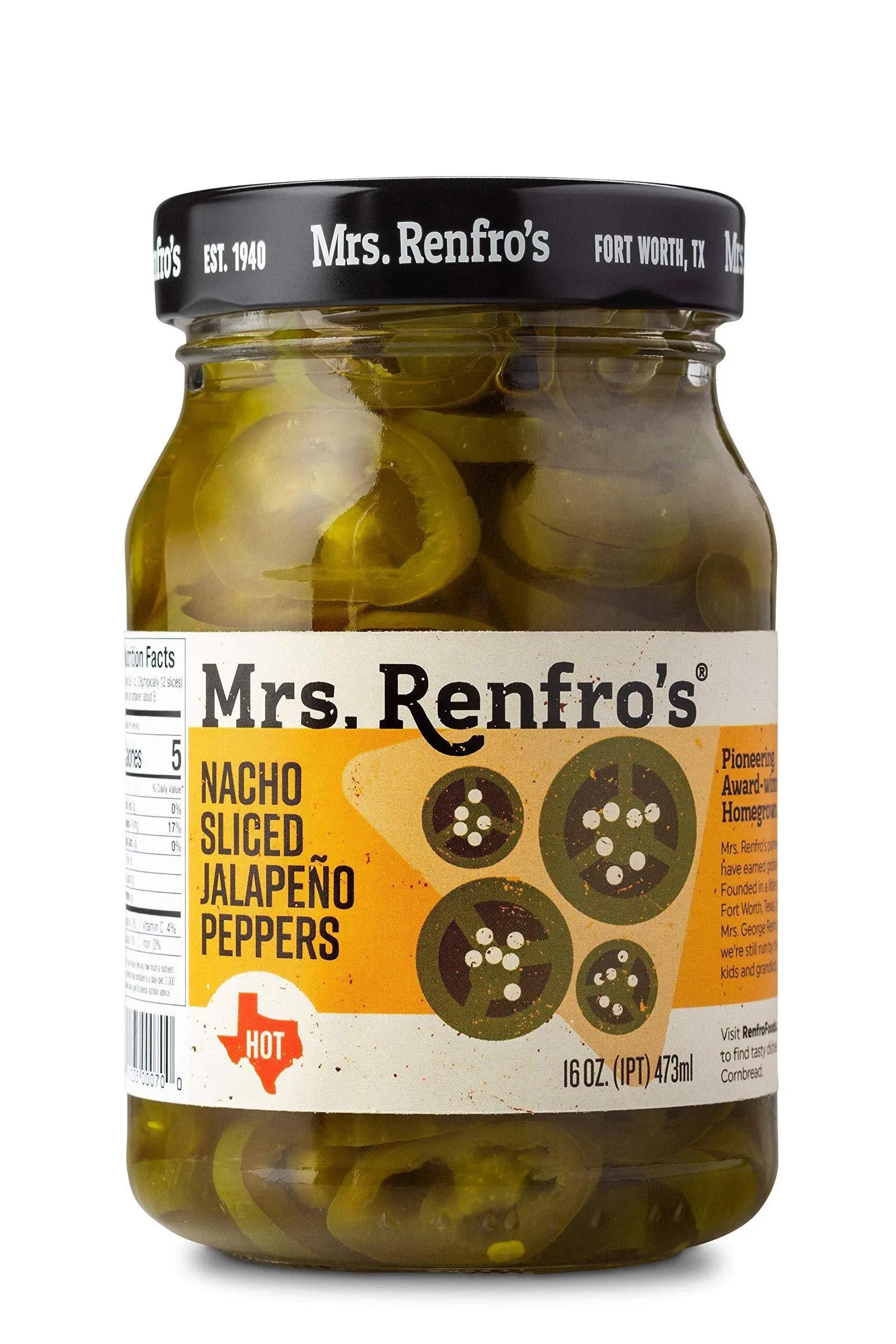 Mrs. Renfros Nacho Sliced Jalapeo Peppers Crisp (16-oz. Jars 2-Pack)