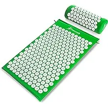 Acupressure Mat and Pillow Set for Back Neck Pain Relief and Muscle Relaxation