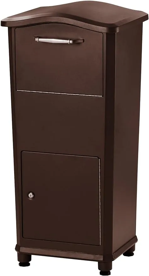 Architectural Mailboxes 6900RZ Elephantrunk Parcel Drop Box, Extra Large, Rubbed Bronze