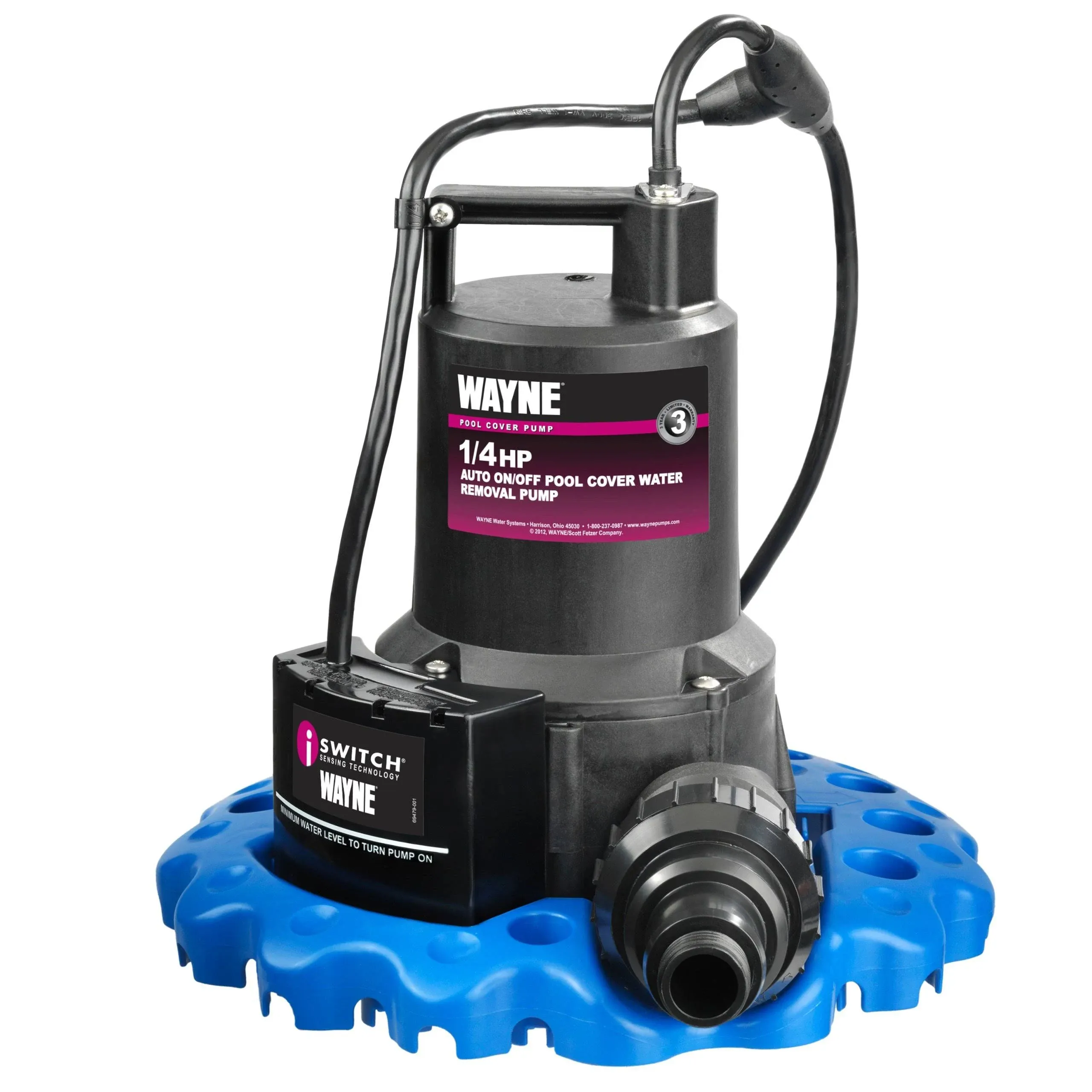 Wayne 1/4 HP Thermoplastic Pool Cover Pump WAPC250