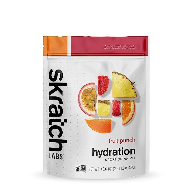 Skratch Labs Sport Hydration Drink Mix - Fruit Punch 60 -Serving