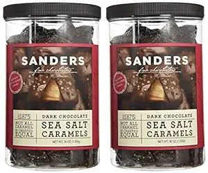 Sanders Caramels Dark Chocolate Sea Salt