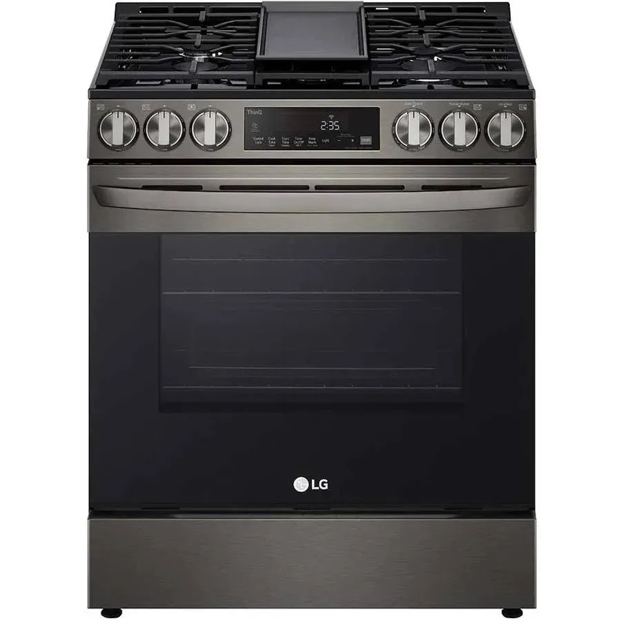 LG 5.8-cu ft. Smart Fan Convection Gas Slide-In Range with Air Fry