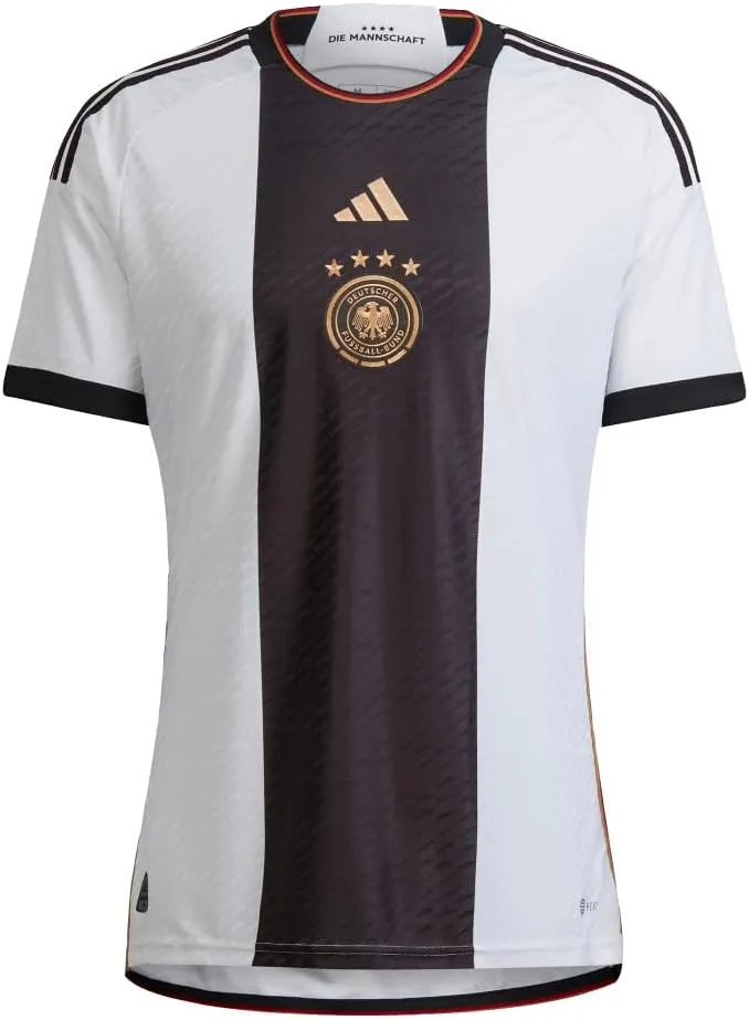 adidas 2022-23 Germany Home Authentic Jersey White-Black