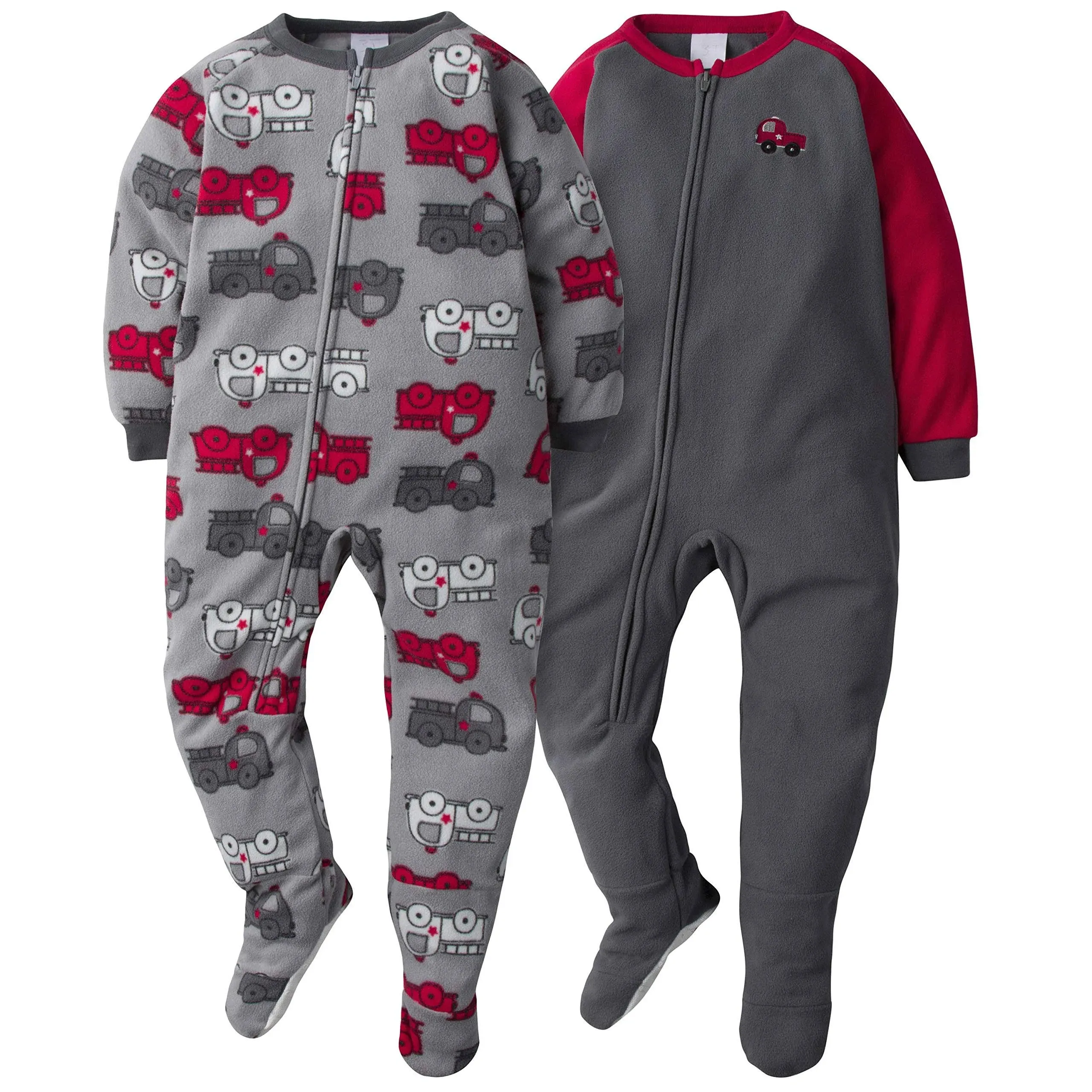 Gerber 2-Pack Baby & Toddler Boys Moose Fleece Pajamas - 3-6mo