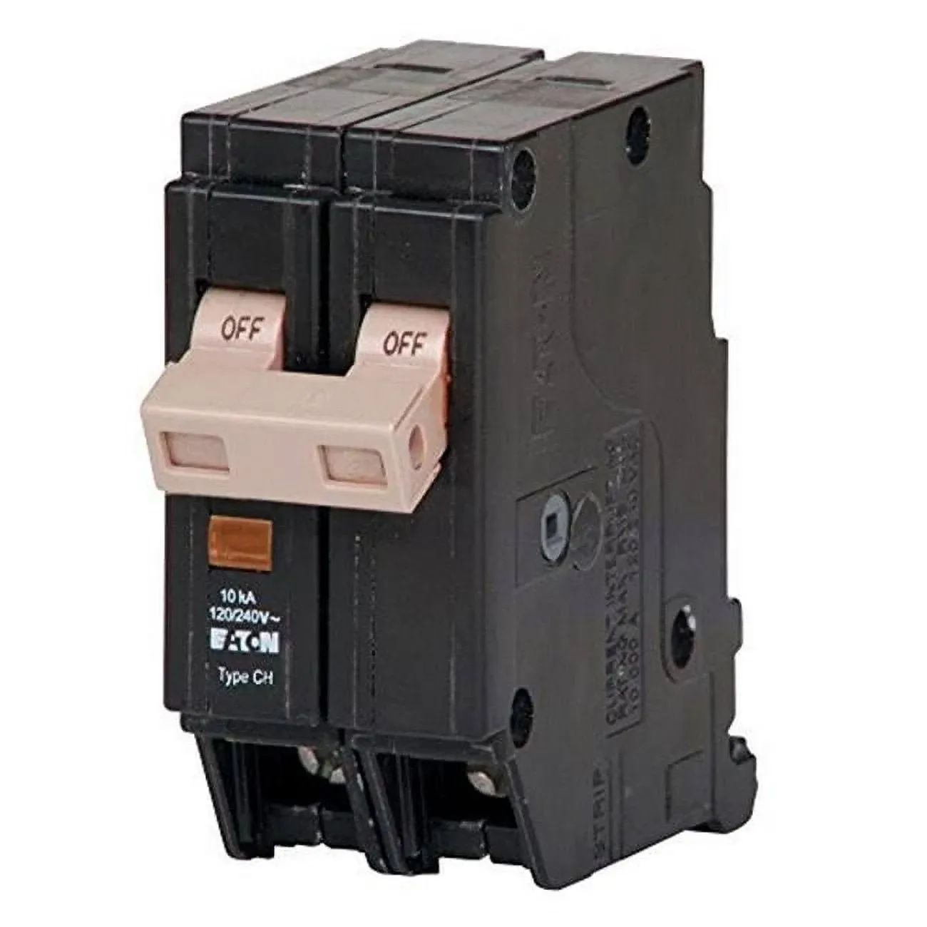 Eaton CHF225 Plug-On Mount Type CHF Circuit Breaker With Mechanical Trip Flag 2-Pole 25 Amp 120/240 Volt 