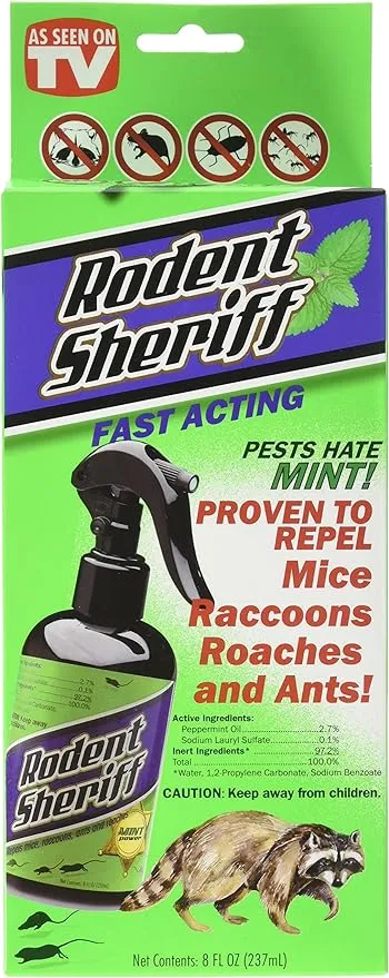 TRISALES MARKETING LLC RDS00012 8OZ Rodent Sheriff, No Size, Green, 12 g