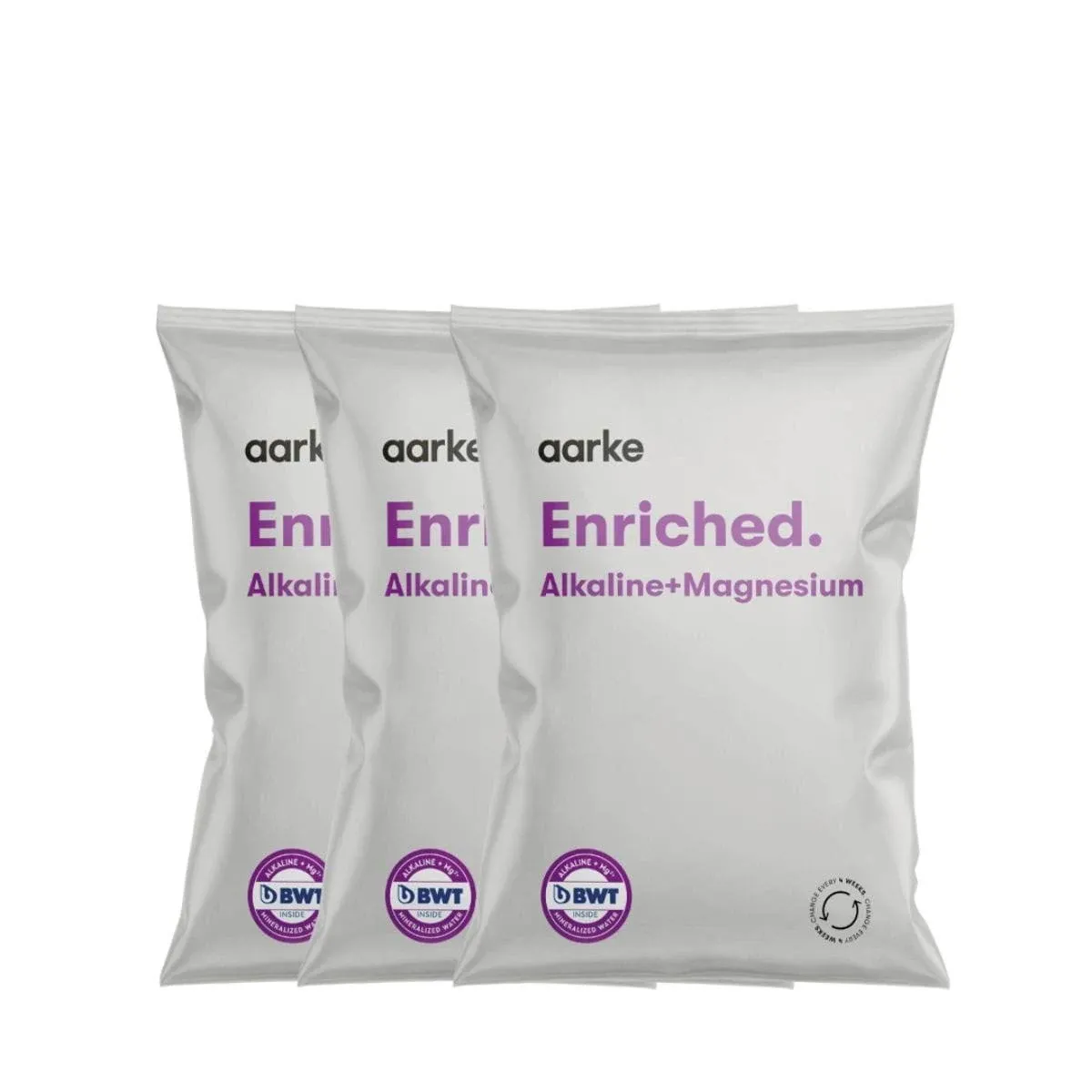 Aarke 3 Pack Enriched Filter Refill Bags Increases The Ph Value