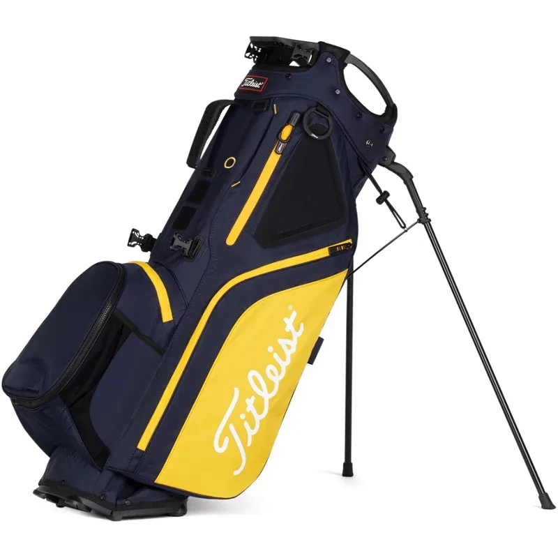 Titleist 2021 Hybrid 5 Golf Stand Bag Navy Blue/Yellow - Golf Bags at Academy Sports