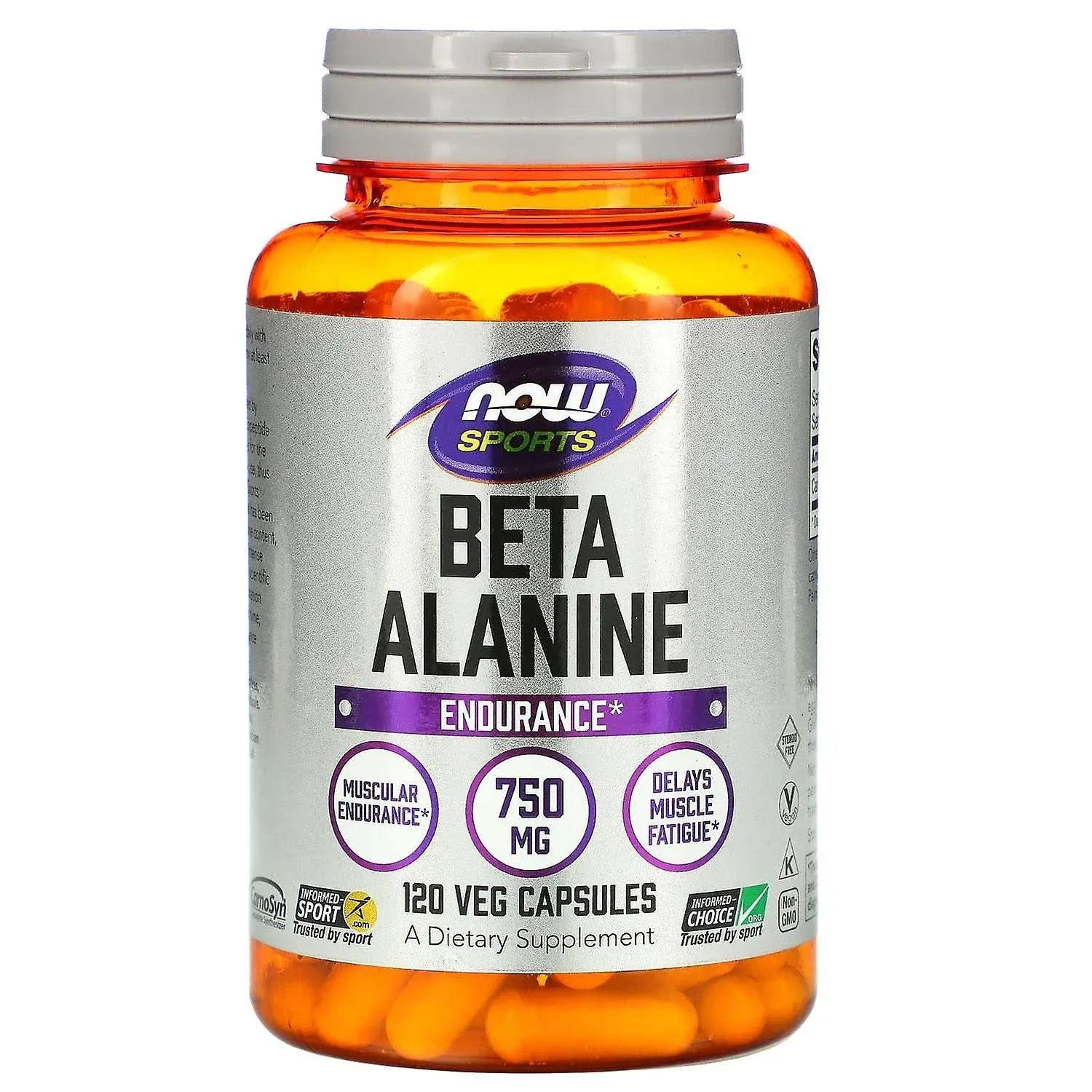 Now Foods Beta-Alanine 750 mg 120 Capsule