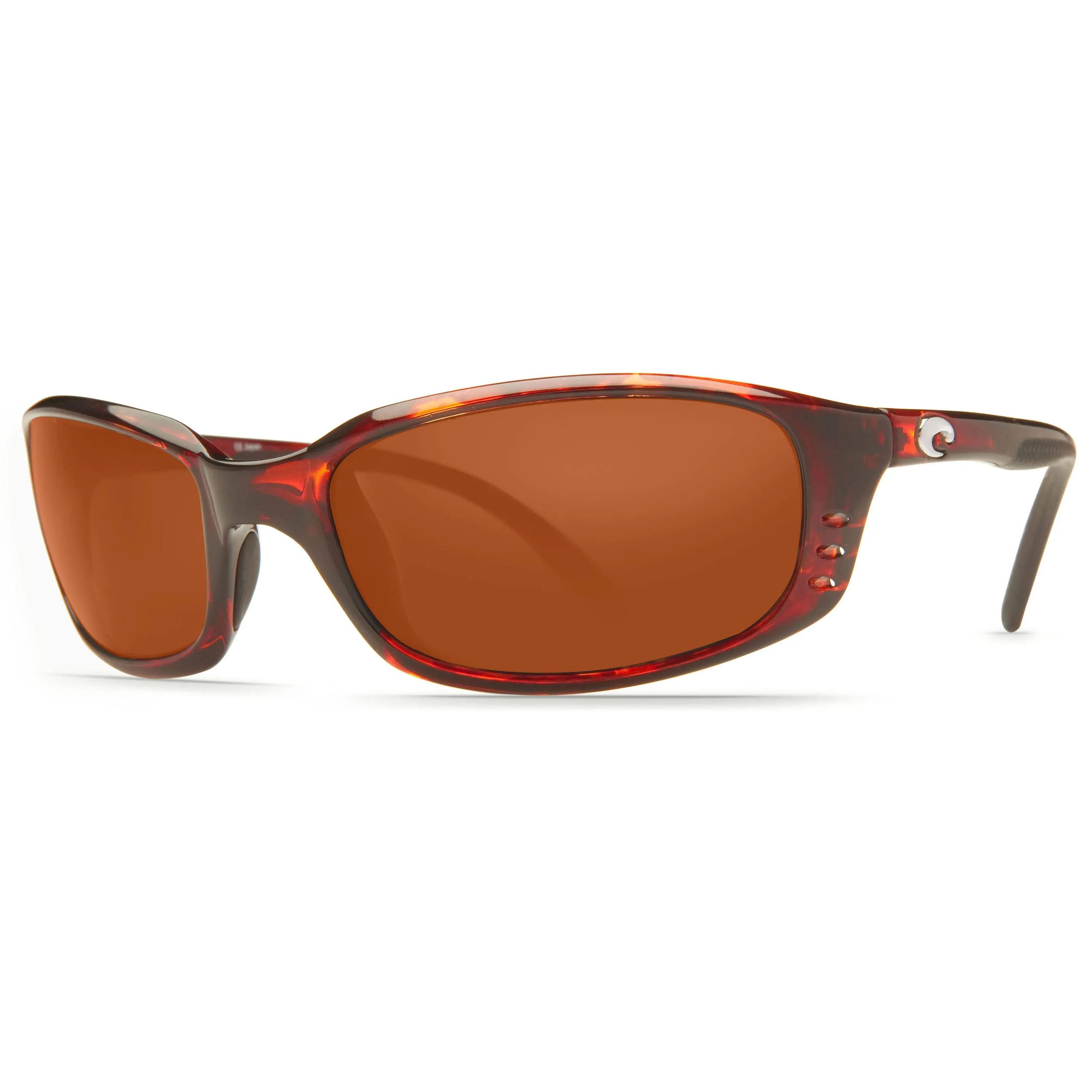 Costa Del Mar Men's Brine Oval Sunglass Readers, Tortoise/Copper Polarized C-Mate-580P, 59 mm + 2