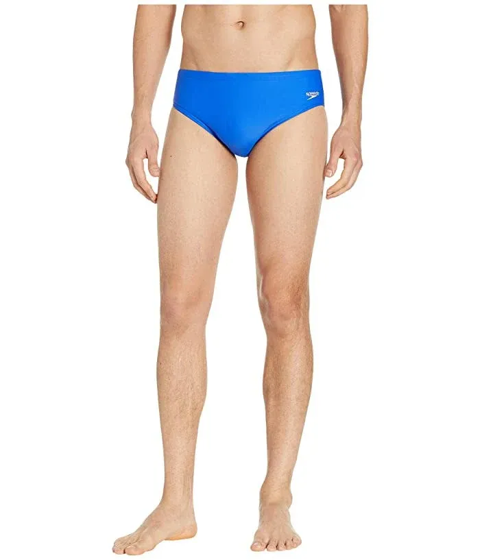 Speedo Men's Solid Powerflex Eco Brief 30 / New Sapphire