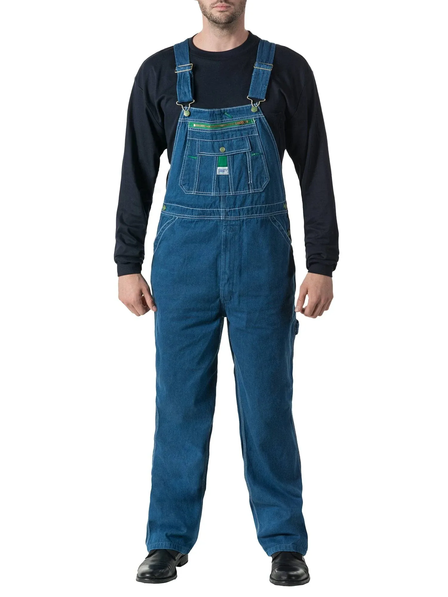 Liberty Men's Stonewashed Denim Bib Overall