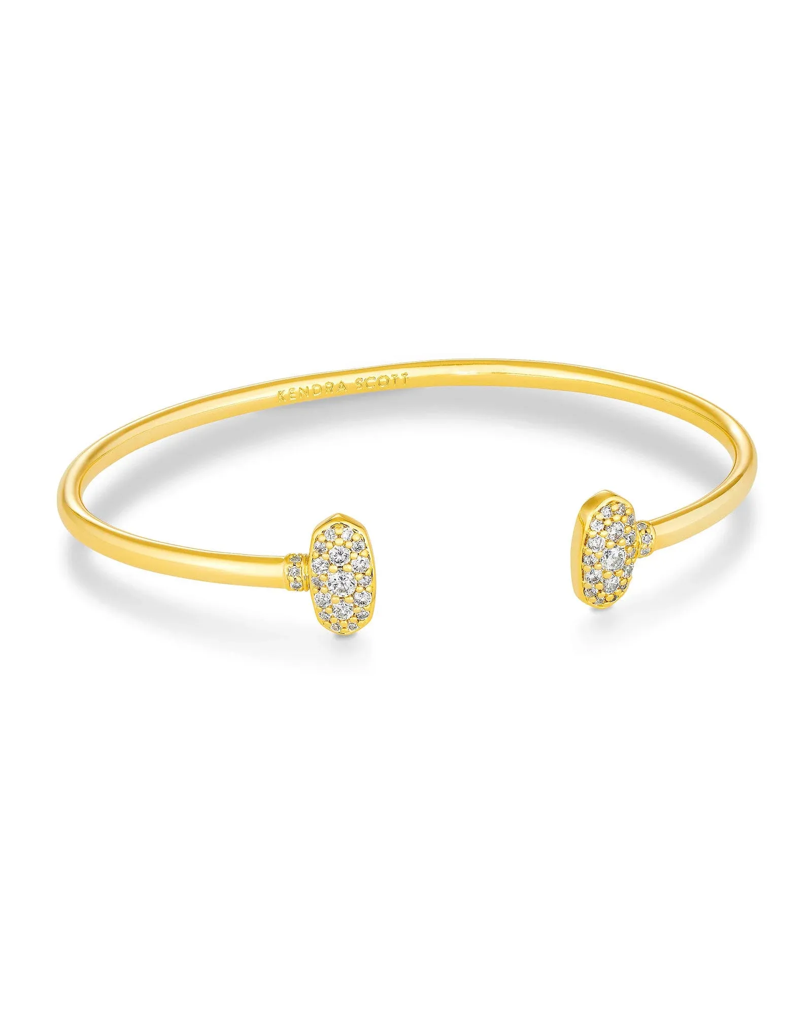 Kendra Scott Grayson Crystal Cuff Bracelet Gold