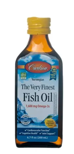 Carlson - The Very Finest Fish Oil, Lemon 200 ml