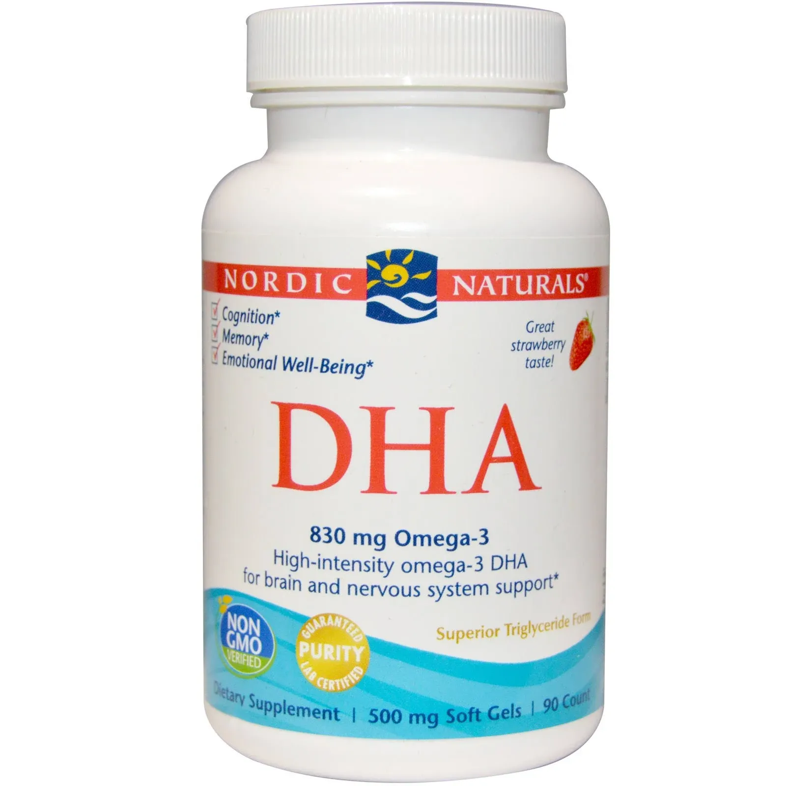 Nordic Naturals DHA - Strawberry 180