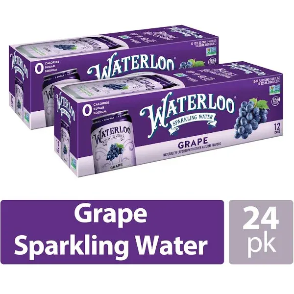 Waterloo Grape Sparkling Water