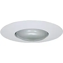 HALO 301P Recessed Ceiling Light Open Splay Trim, White, 6 in.HALO 301P Recessed Ceiling Light Open Splay Trim, Whit…