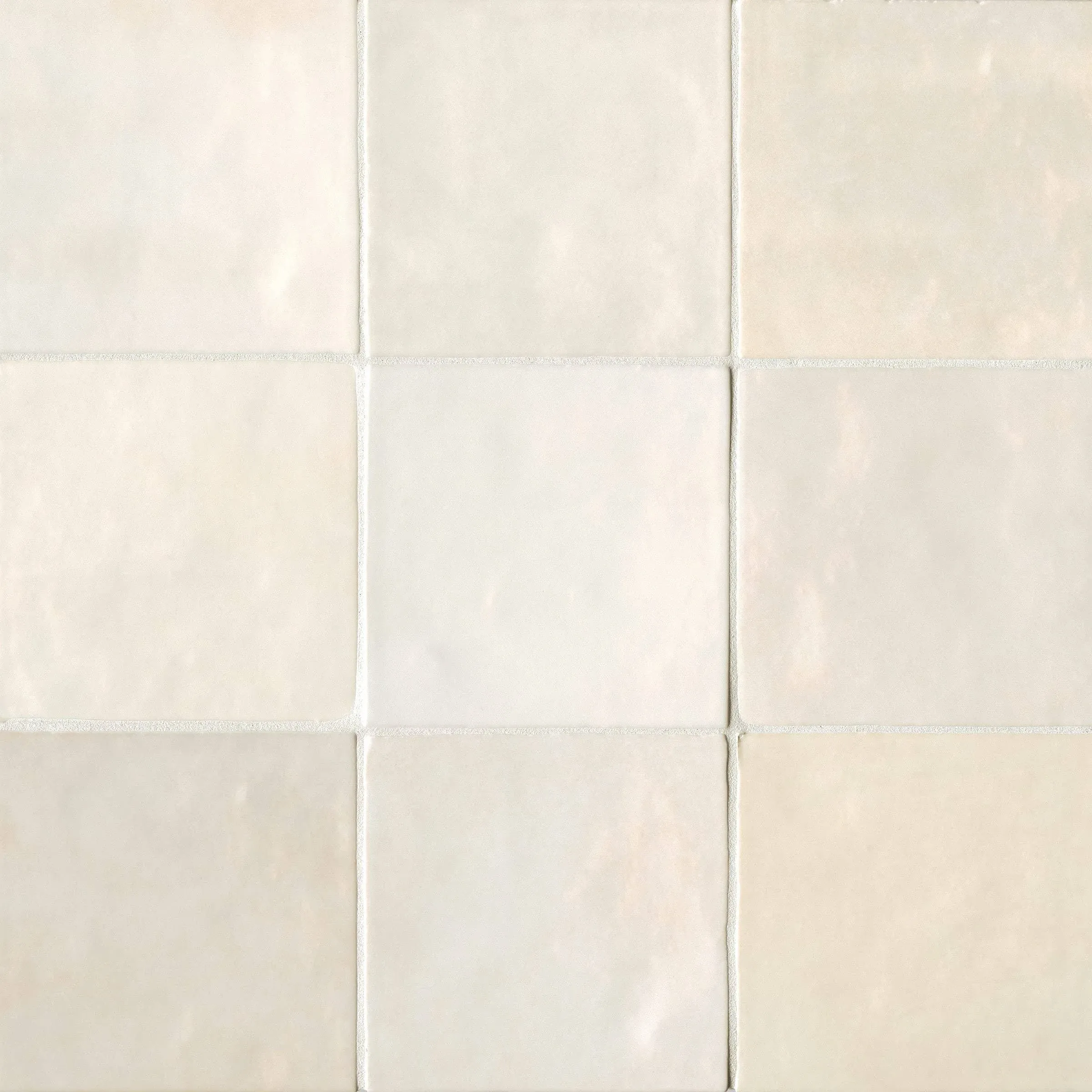 Bedrosians Cloe Gloss Ceramic Tile 5" x 5", Creme (57-Pack, 10.83 SF)