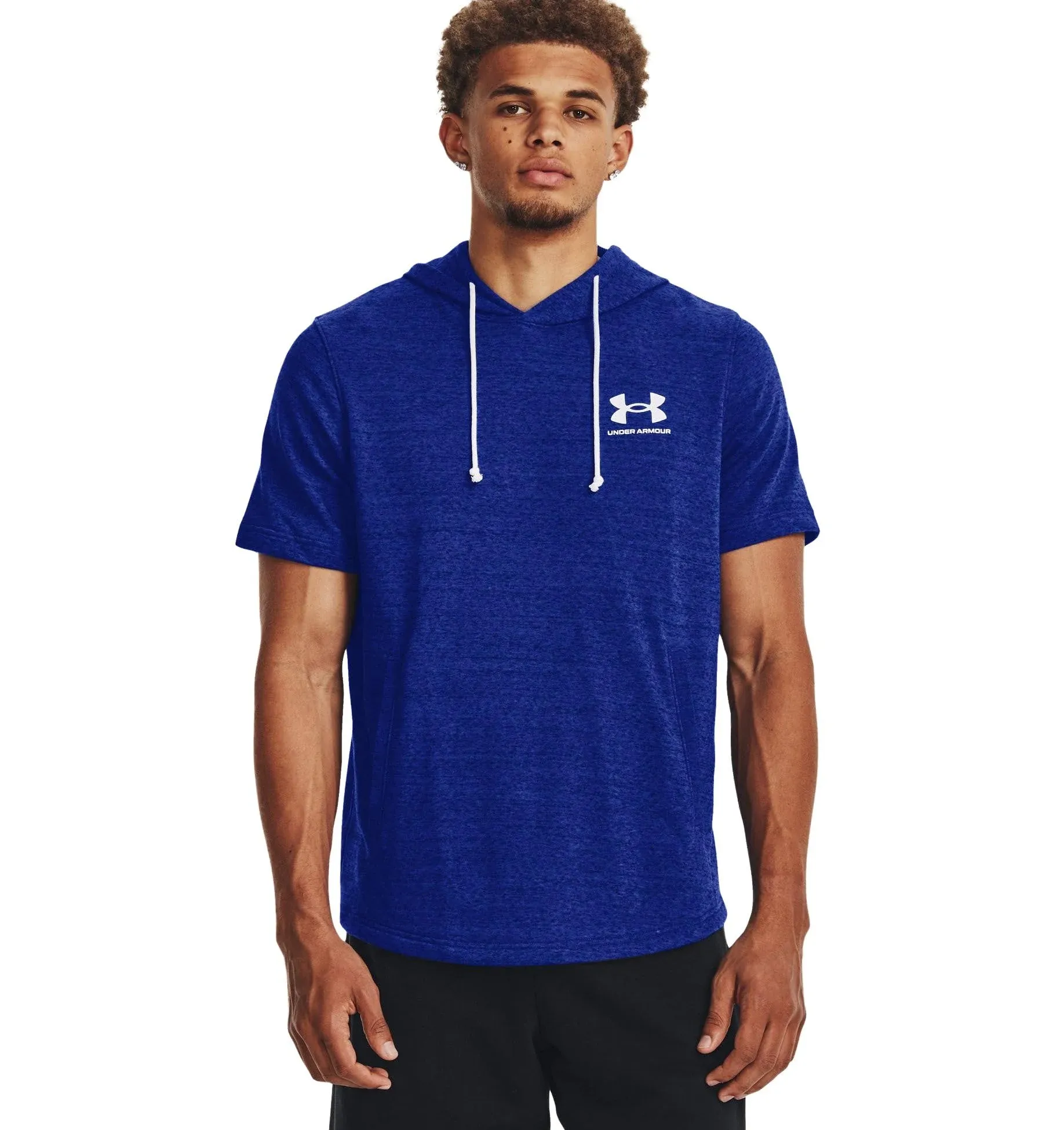 UA Men's Rival Terry Short Sleeve Hoodie