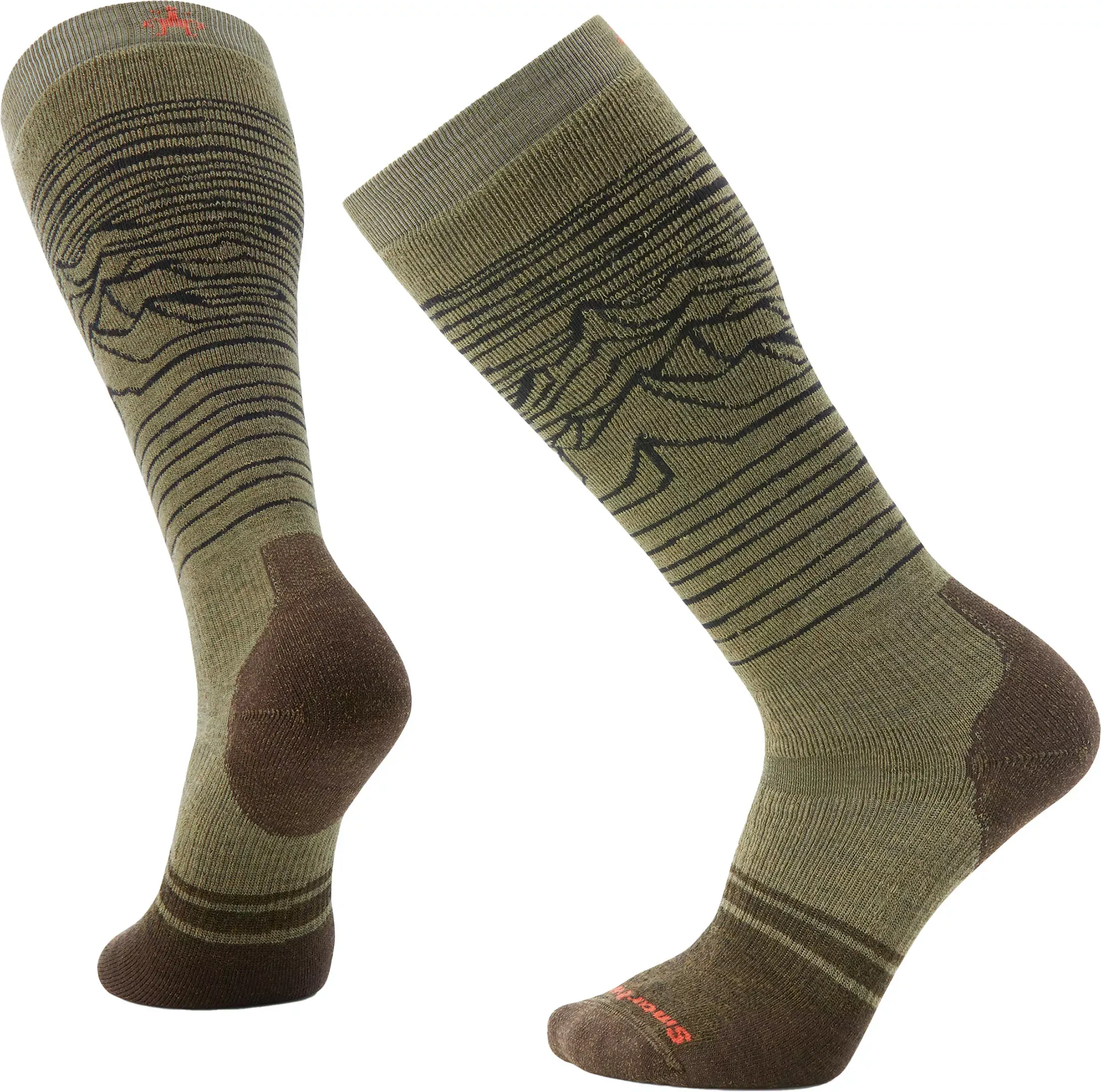 Smartwool Snowboard Full Cushion Iguchi Pattern OTC Socks