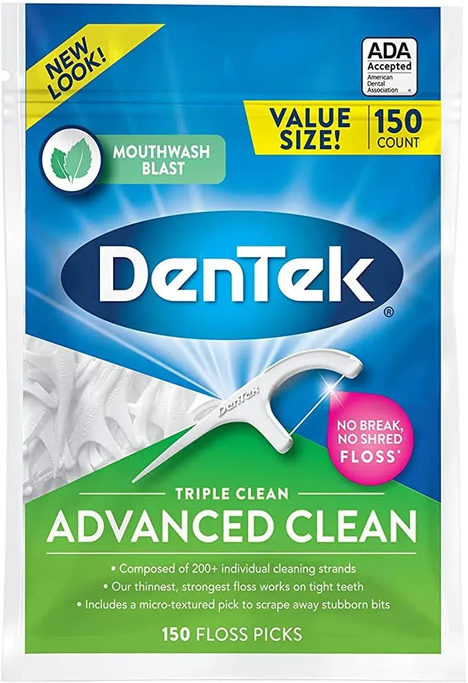 DenTek Triple Clean Advanced Clean Floss Picks