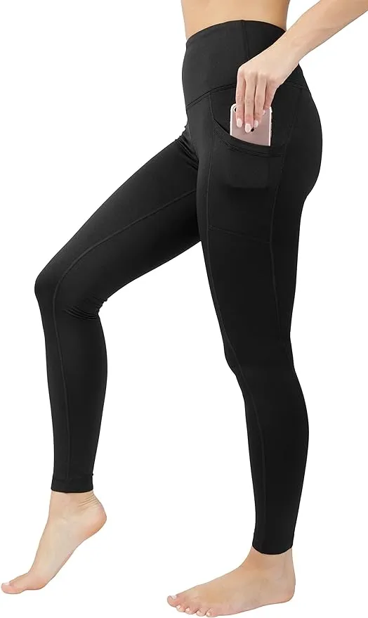 90 Degree by Reflex Fleece Leggings, Black Xs