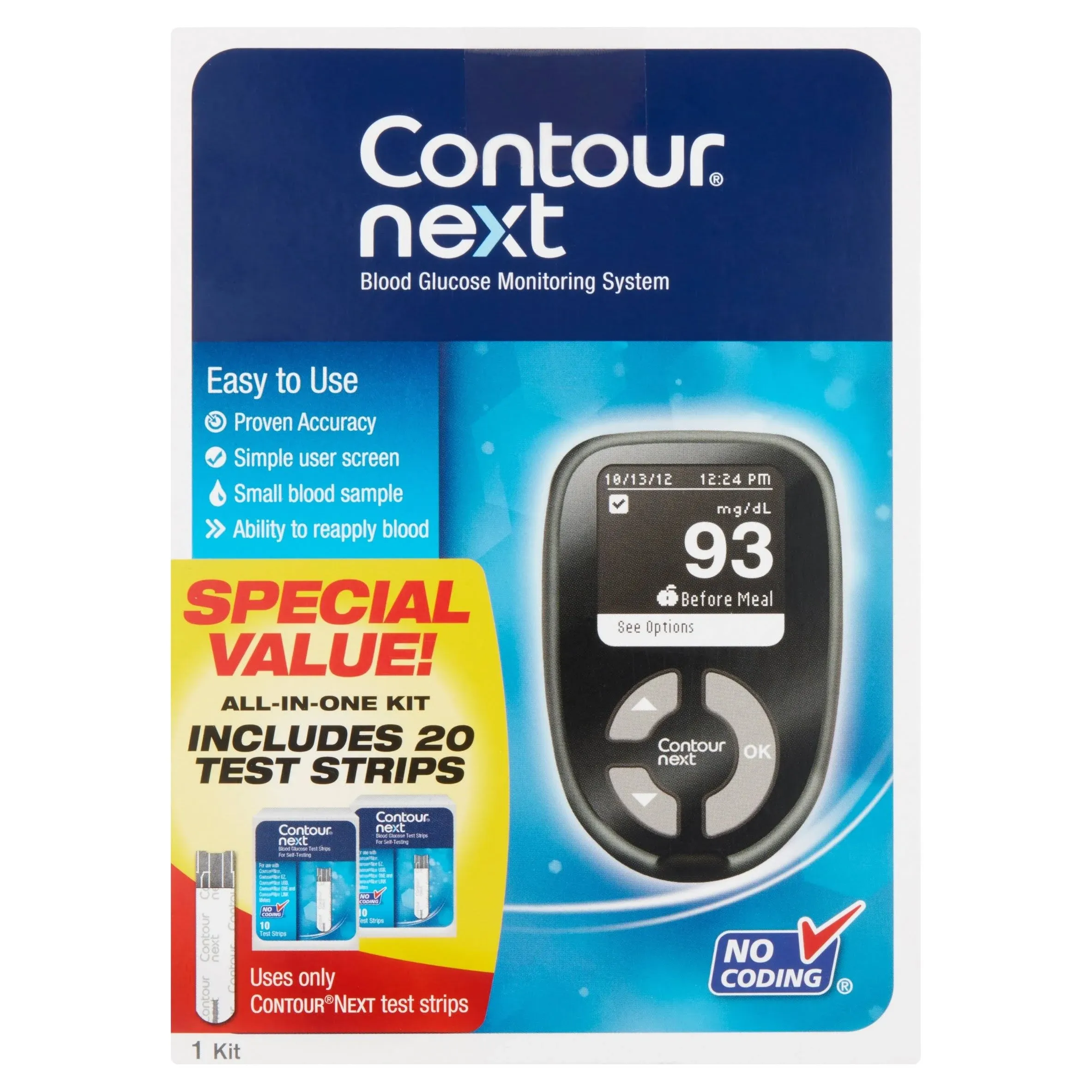 Contour Next Blood Glucose Monitoring System