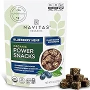 Navitas Organics Blueberry Hemp Superfood Power Snacks, 8 oz. Bag