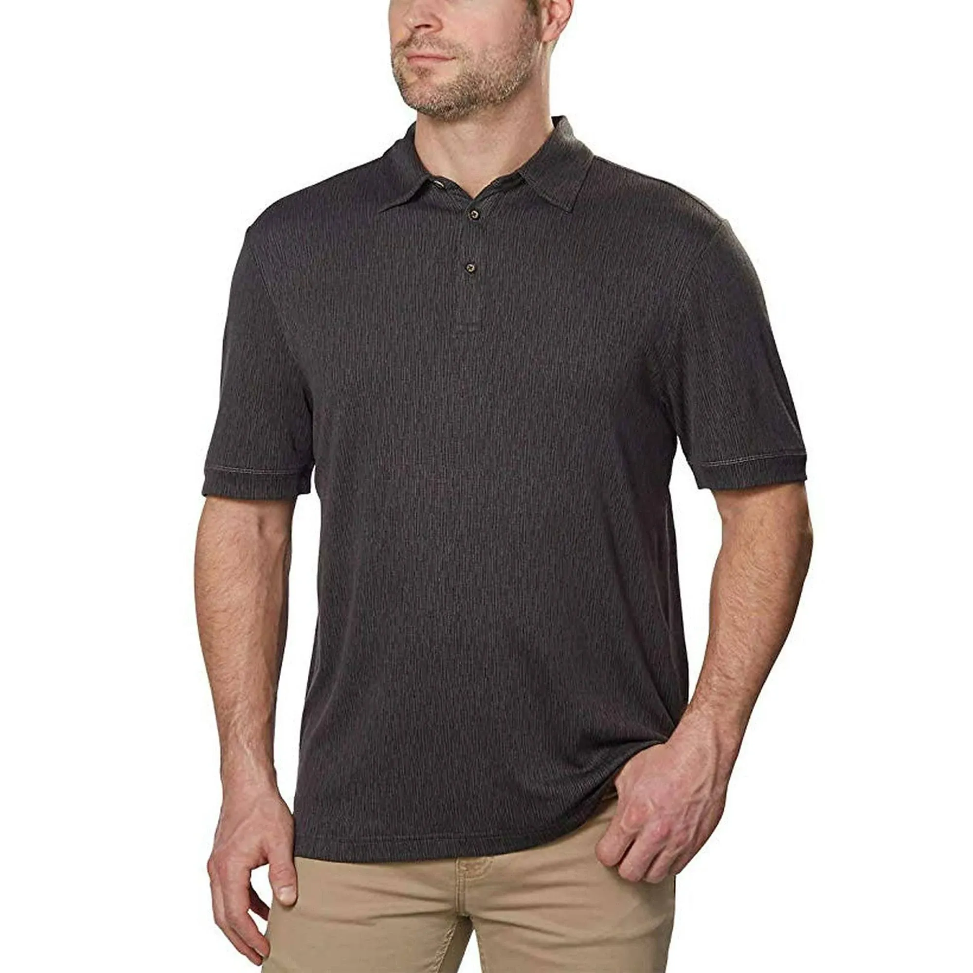 NWT\xa0Nat\u205fNast Men’s Extra Large Modal Polyester Button Collar Short Sleeve Polo