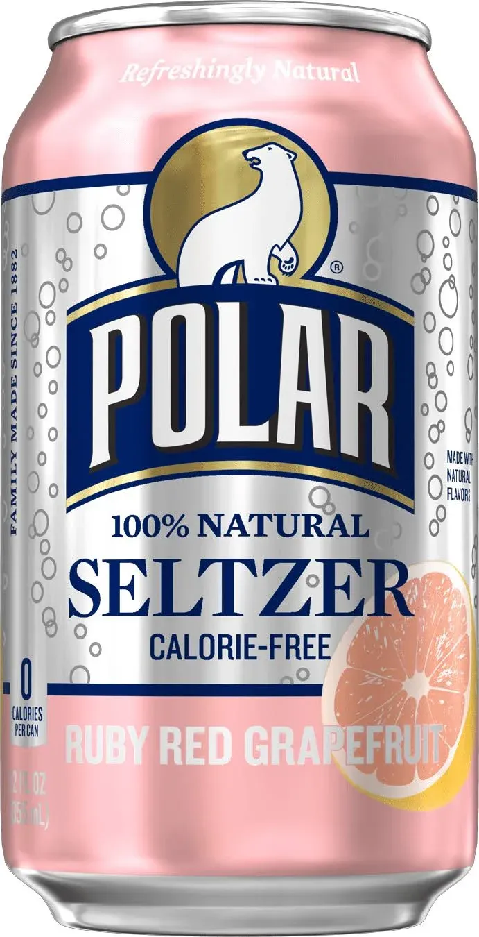 Polar Ruby Red Grapefruit Seltzer